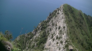 カプリ島の山頂